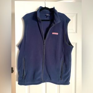 Mens Vineyard Vines fleece vest size L